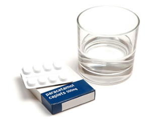 Das Wirkstoff Paracetamol lindert den Kopfschmerz