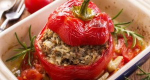 Leibgerichte - dieses Menü kommt immer wieder gerne auf den Tisch: Gefüllte Paprika