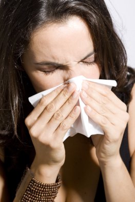 Haustaubmilbenallergie: Die Milben verursachen niesen und tränende Augen