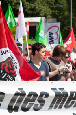 Demonstration in Wiesbaden: Immer weniger Jugendliche engagieren sich politisch