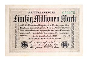 Inflation: Fünfzig Millionen Reichsmark