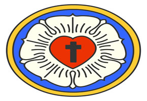 Das Symbol die Luther-Rose