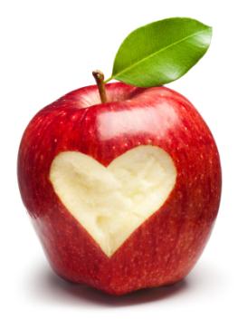 Natürlicher ACE-Hemmer - ein gesunder Apfel.