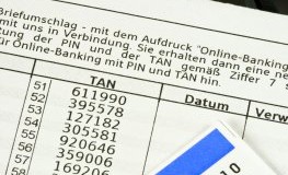 Online-Banking - Sicherheitsverfahren: eine TAN-Liste