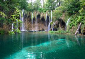 Wasserfall im Nationalpark Plitvitzer Seen